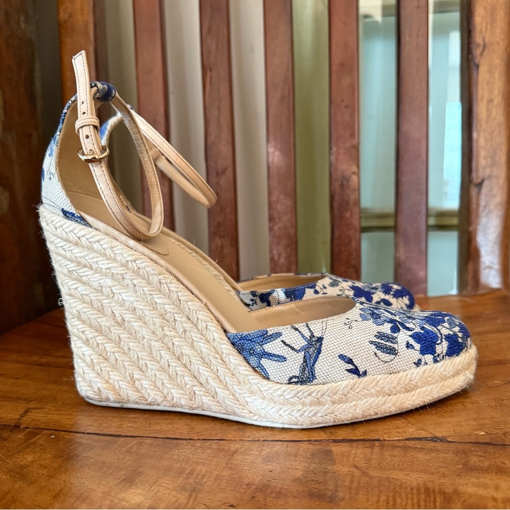 Gucci Cruise 2007 Runway Flora Espadrille Wedges – 7.5 - Picture 4 of 16